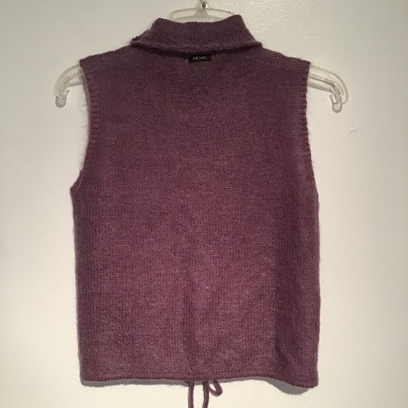 TDK Sleeveless Turtleneck Knit Top Size M - Picture 12 of 13
